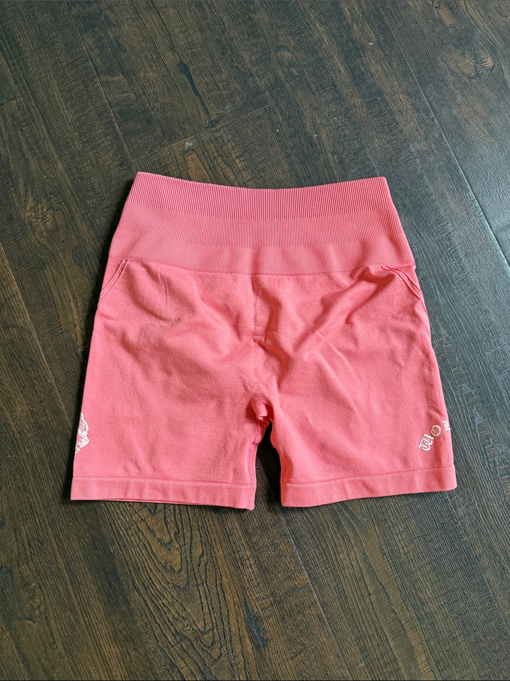 Darc Sport Coral Pink High-Waist Bike Shorts